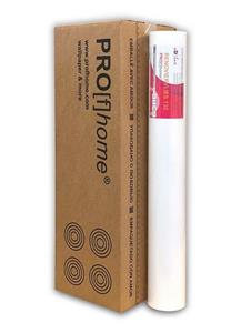 Profhome Vliestapete »399-130-4«, glatt, matt, einfarbig, unifarben, (Renoviervlies Glattvlies Malervlies, 130 g/m2, 1 Karton mit 4 Rollen / 75 m2 weiss), Reparaturvlies Anstrichvlies glas