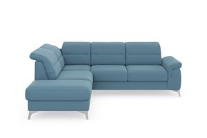 sit&more Hoekbank Sinatra L-vorm met ottomane, optioneel met verstelbare hoofdsteun en armleuning