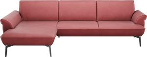 Himolla Ecksofa  9900, (mit Hocker), Recamiere rechts o. links, Füße anthrazit, mit Hocker