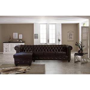 Premium collection by Home affaire Hoekbank Rysum Chesterfield-look met afsluitende ottomane