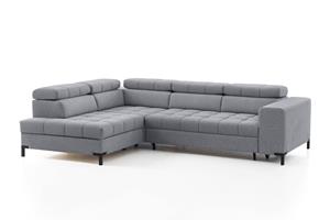 exxpo - sofa fashion Hoekbank Bocco, L-vorm keuze met bedfunctie en bedlade, inclusief hoofdeinde-verstelling