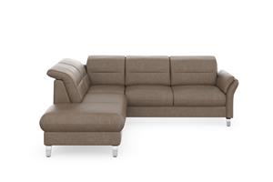 sit&more Hoekbank Grenoble L-vorm optioneel met bedfunctie, bedlade, arm- en hoofdsteunverstelling