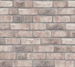 A.S. Création Vliestapete »Bricks & Stones Backstein«, leicht strukturiert, matt, (1 St), Steintapete