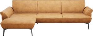 Himolla Ecksofa  9900, (mit Hocker), Recamiere rechts o. links, Füße anthrazit, mit Hocker