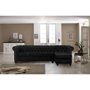 Premium Collection By Home Affaire Ecksofa Rysum, Chesterfield-Optik mit Ottomanen-Abschluß