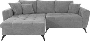 Andas Ecksofa Lörby Luxus, Belastbarkeit bis 140kg pro Sitzplatz, auch mit Aqua clean-Bezug, feine Steppung im Sitzbereich, lose Kissen