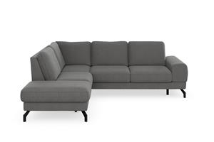 sit&more Hoekbank Cinturo L-vorm inclusief zitdiepteverstelling en binnenvering, zithoogte 48 cm