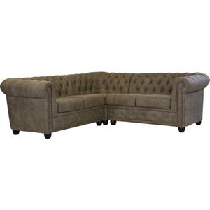 Premium Collection By Home Affaire Ecksofa Rysum, Chesterfield-Optik, gleichschenklig