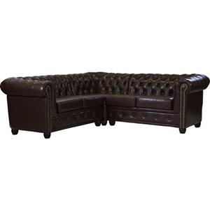 Premium Collection By Home Affaire Ecksofa Rysum, Chesterfield-Optik, gleichschenklig