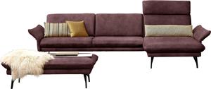 Himolla Ecksofa 1928, (Sofa mit oder ohne Hocker auswählen), ohne Hocker, Füße anthrazit