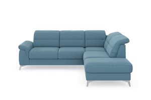 sit&more Hoekbank Sinatra L-vorm met ottomane, optioneel met verstelbare hoofdsteun en armleuning