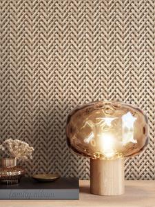 Newroom Vliestapete, Schwarz Tapete Landhaus Rattan - Mustertapete Flechtoptik Beige Braun Skandi Modern Schilf Geflochten für Wohnzimmer Schlafzimmer Küche