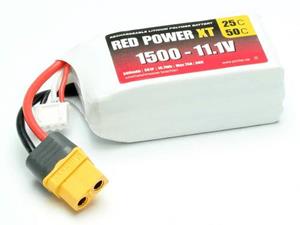 redpower Red Power Modellbau-Akkupack (LiPo) 11.1V 1500 mAh Softcase XT60