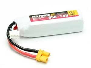 redpower Red Power Modellbau-Akkupack (LiPo) 7.4V 650 mAh 25 C Softcase XT30