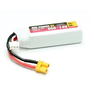 redpower Red Power Modellbau-Akkupack (LiPo) 7.4V 650 mAh 25 C Softcase XT30