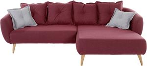 Home affaire Ecksofa Tiber, Zierkissen inklusive