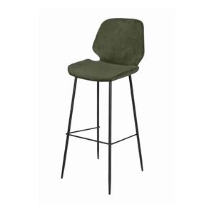 Industrielemeubelshop Barkruk Ocean Velvet Legergroen
