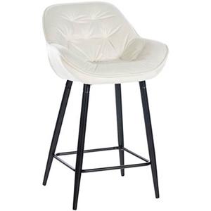 CLP Barhocker Gibson Samt Creme