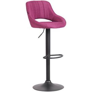 clp Barhocker Milet Stoff-lila-Schwarz