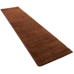 Snapstyle Hochflor Shaggy Läufer Teppich Palace Teppiche braun Gr. 100 x 100