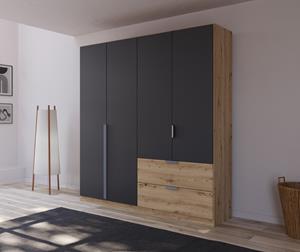 rauch Draaideurkast Dark&Wood by Quadra Spin