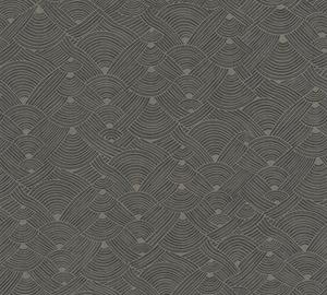 Livingwalls Behang Art Deco Motief En Bruin - 53 Cm X 10,05 M - As-387426