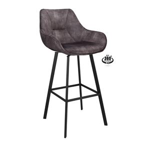 Cozyhouse | Barkruk Bo velvet draaibaar