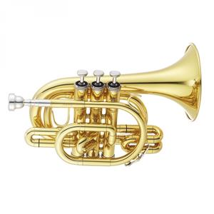 Jupiter JTR710 Pocket Trumpet Clear Lacquer