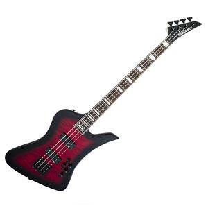 Jackson JS3Q Kelly Bird Bass Transparent Red Burst