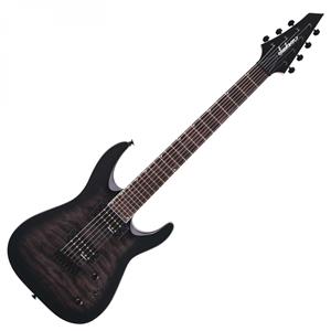 Jackson JS22-7 DKA Dinky QM Trans Black Burst