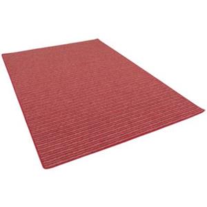 Snapstyle Streifenberber Teppich Marta Teppiche rot Gr. 100 x 100