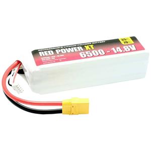 redpower Red Power LiPo accupack 14.8 V 6500 mAh 35 C Softcase XT90