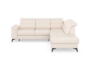 sit&more Hoekbank Sinatra met ottomane, optioneel met verstelbare hoofdsteun en armleuning