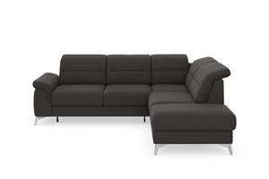 sit&more Hoekbank Sinatra L-vorm met ottomane, optioneel met verstelbare hoofdsteun en armleuning