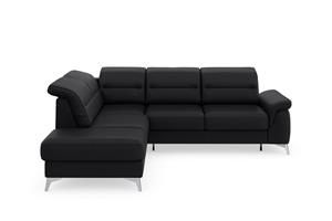 sit&more Hoekbank Sinatra L-vorm met ottomane, optioneel met verstelbare hoofdsteun en armleuning