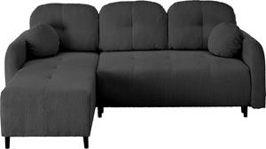 Leonique Ecksofa BLAISE, mit Bett-Funktion (Liegefläche 140/200 cm), Zier- und Rückenkissen