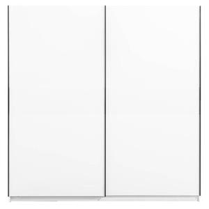 Leen Bakker Schuifdeurkast Genua - wit - 204x200x60 cm