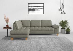 sit&more Hoekbank Westham L-vorm met ottomane, met of zonder slaapfunctie, bedkist, verstelling