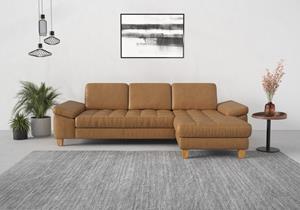 sit&more Hoekbank Westham L-vorm met récamier, met of zonder slaapfunctie, bedkist, voeten eiken