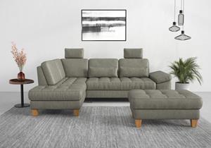 sit&more Hoekbank Westham L-vorm met ottomane, met of zonder slaapfunctie, bedkist, verstelling