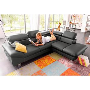 COTTA Ecksofa "Driver", Ecksofa, L-Form, Wahlweise mit Bettfunktion und Bettkasten