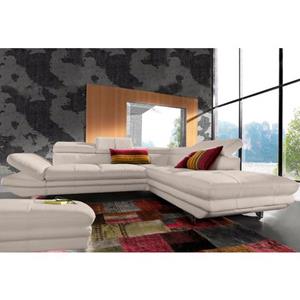 COTTA Hoekbank Enterprise L-vorm met hoofd- en armverstelling, optioneel met bedfunctie