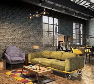 Marburg Vliestapete »Brick«, strukturiert, 3D-Optik, moderne Vliestapete für Wohnzimmer Schlafzimmer Küche