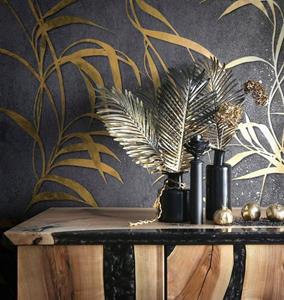 Marburg Vliestapete »Fern«, strukturiert, glänzend, moderne Vliestapete für Wohnzimmer Schlafzimmer Küche