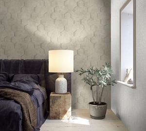 Marburg Vliestapete »Plaster«, strukturiert, matt, moderne Vliestapete für Wohnzimmer Schlafzimmer Küche
