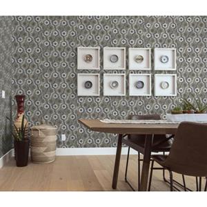 dutchwallcoverings Dutch Wallcoverings Behang Galactik Dessin Bruin/Zilver L927-09