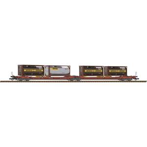 Roco 77389 H0 Doppeltaschen-Gelenkwagen T3000e der ÖBB/RCW