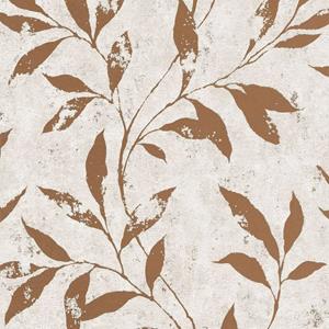 Dutch Wallcoverings Behang Leafs Beige En Bruin