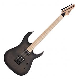 Gear4Music Harlem S Electric Guitar by  Trans Black