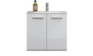 Waschbeckenunterschrank ¦ weiß ¦ Maße (cm): B: 62 H: 59 T: 47  - Möbel Kraft